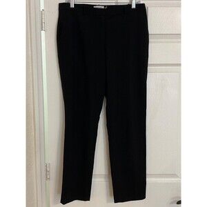 Calvin Klein Dress Pants Women's size 8 Black~32" waist~Tapered Leg~Career wear